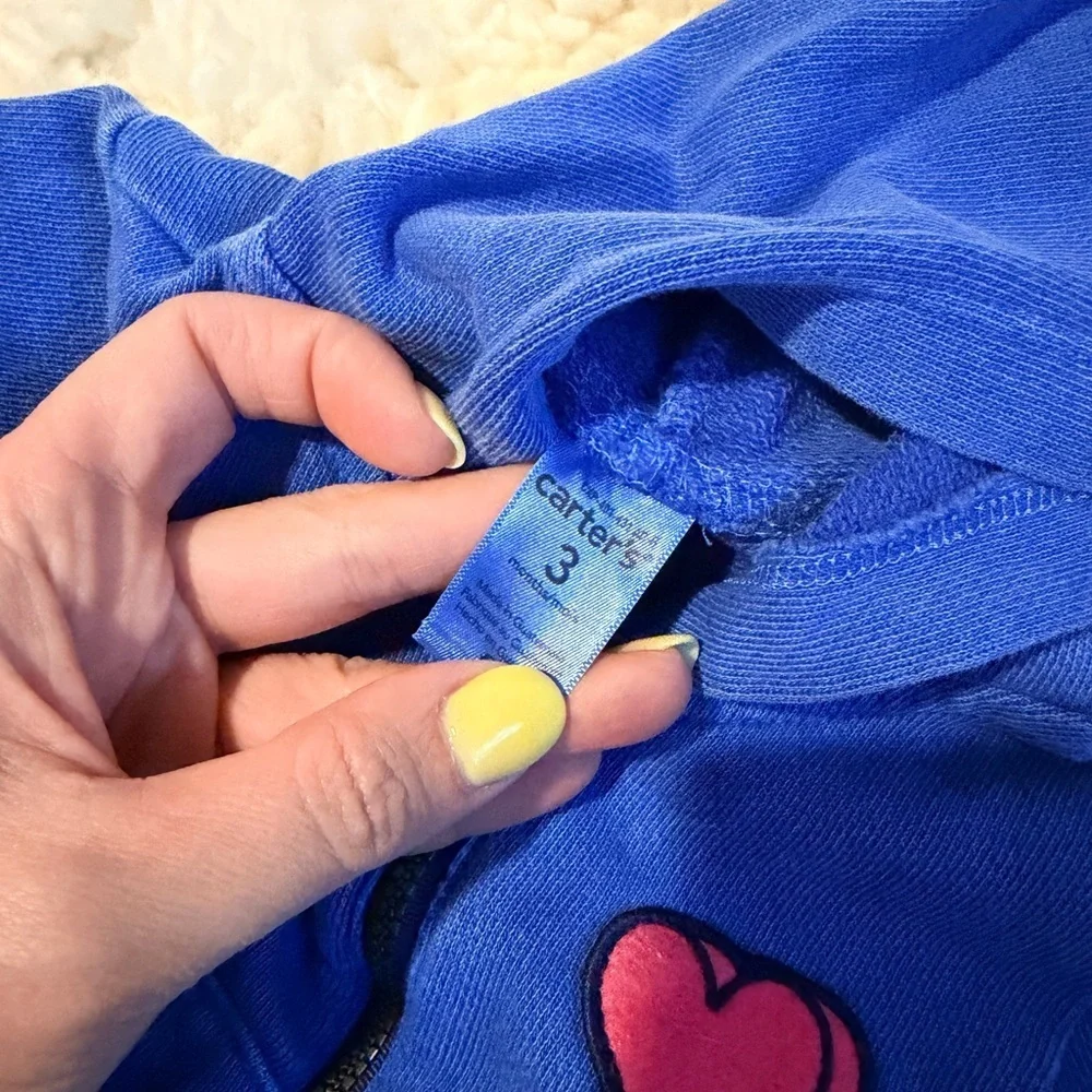 Carter's Blue and White Kids Matching Set